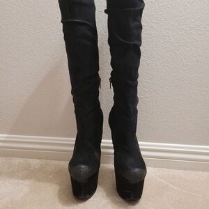 Knee high Pole Dancing/ Exotic Dance Boots